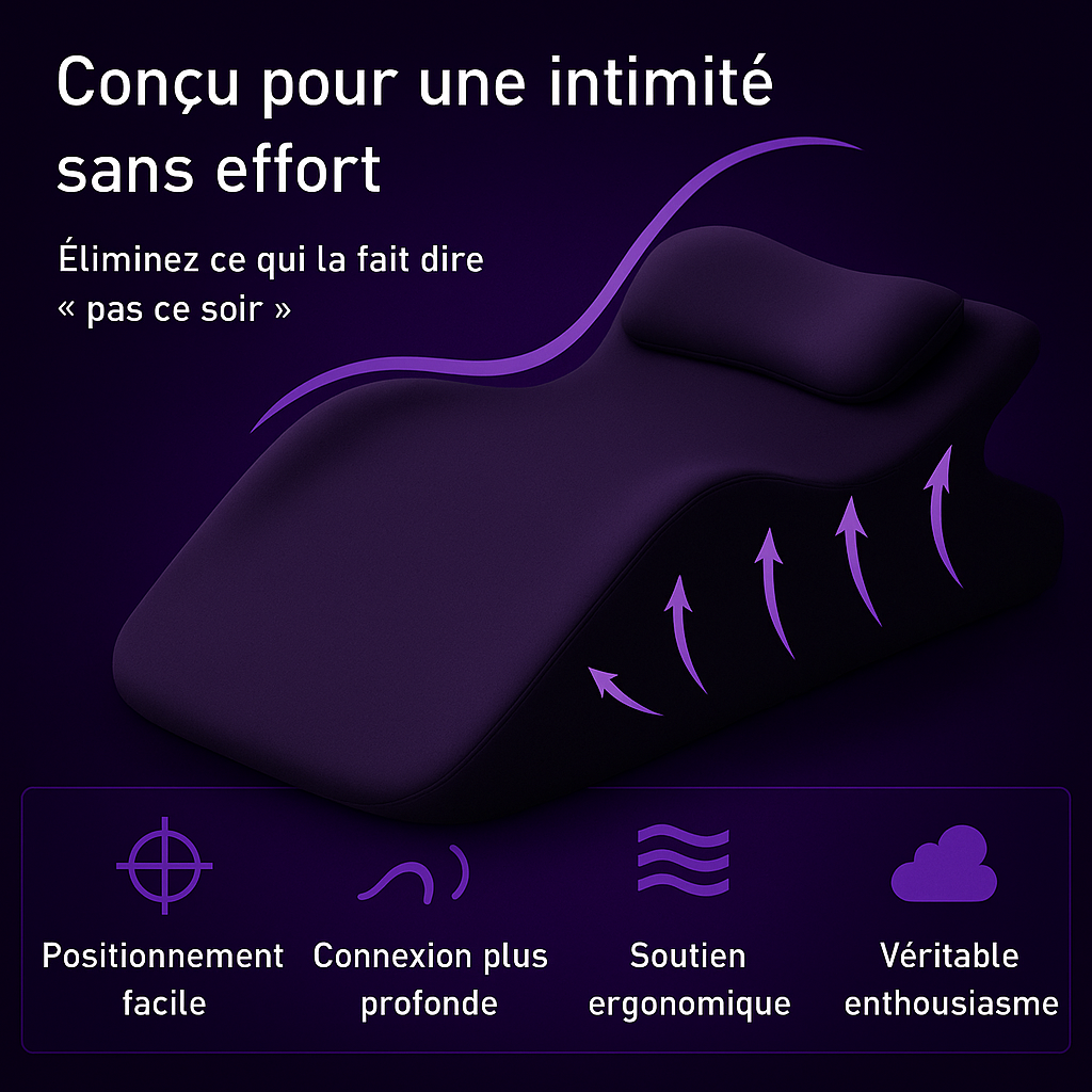 AngleX Pro – Oreiller Intime Ergonomique | Amorya Paris™