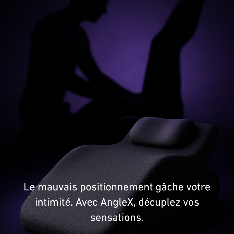 AngleX Pro – Oreiller Intime Ergonomique | Amorya Paris™