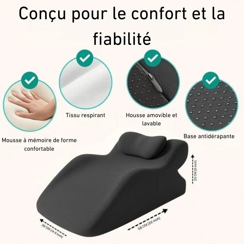AngleX Pro – Oreiller Intime Ergonomique