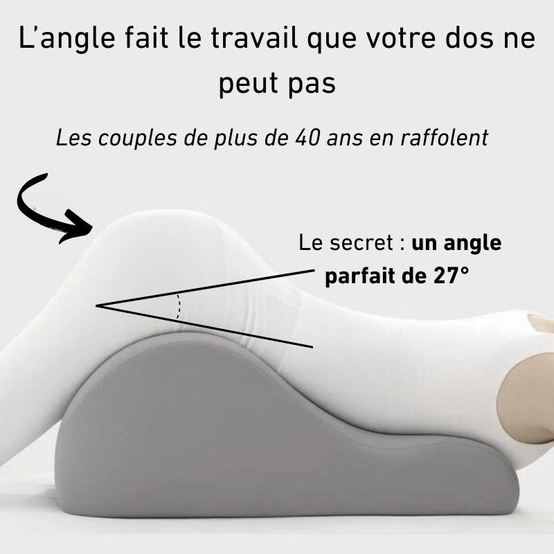 AngleX Pro – Oreiller Intime Ergonomique